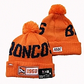Denver Broncos Team Logo Knit Hat YD (2),baseball caps,new era cap wholesale,wholesale hats